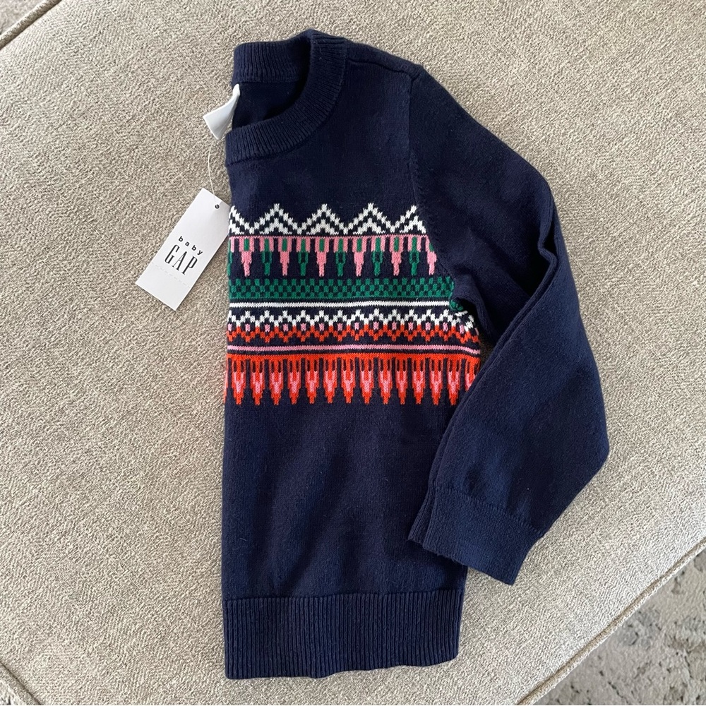 NWT - Baby GAP Toddler Girl’s Sweater - Size 3 Years
